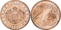 Monaco 2 Euro Cent Rainier III, Paris, Copper Plated Steel -