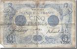 France 5 Francs Banknote, 5 F 1912-1917 ''Bleu'', 1913-08-13 -