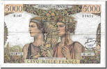 France 5000 Francs Banknote, 5 000 F 1949-1957 ''Terre et Mer'' -