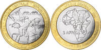 Chad 4500 CFA Francs-3 Africa Bi-Metallic -