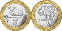 Chad 4500 CFA Francs-3 Africa Bi-Metallic -