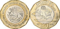Mexico 20 Pesos Bicentenary of the navy, Bi-Metallic -
