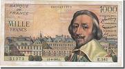 France 1000 Francs Banknote, 1 000 F 1953-1957 ''Richelieu'' -