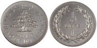 Lebanon Book Coin, Livre, Nickel, KM:E15 -