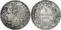 France 2 Francs Cérès, Paris, Silver, Gadoury:530, KM:817.1 -