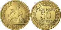 France 50 Centimes Chambre de commerce, Paris, Aluminum-Bronze -