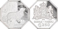 Netherlands 250 Gulden Coin, Baarle-Nassau, FDC.BE, Silver -