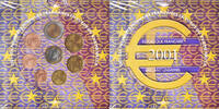 France Euro-Set FDC, (No Composition) -
