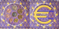 France Euro-Set FDC, (No Composition) -