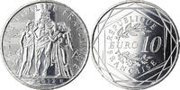 France 10 Euro Paris, FDC, Silver, Gadoury:EU 516, KM:2073 -