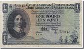 South Africa 1 Pound Banknote, 1952-01-03 -
