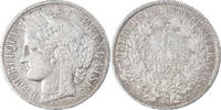France 5 Francs Coin, Cérès, Paris, Silver, KM:819 -