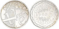 France 5 Euro Liberté, Silver, Gadoury:EU645 -