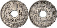 France 25 Centimes Coin, Lindauer, Nickel, KM:867 -