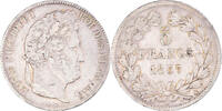 France 5 Francs Coin, Louis-Philippe, Paris, Silver -