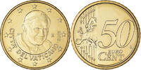 VATICAN CITY 50 Euro Cent Rome, BU, Brass, KM:387 -