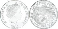Cook Islands 10 Dollars Coin, Elizabeth II, Mint of Norway, Silver -