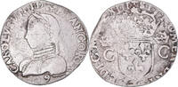 France Teston Coin, Charles IX, Rennes, Silver, Sombart:4618 -