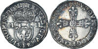 France 1/4 Ecu Coin, Louis XIV, 1/4 Écu, frappé au marteau, Angers -