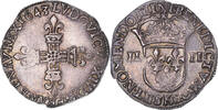 France 1/4 Ecu, frappé au marteau Coin, Louis XIV, Bordeaux -