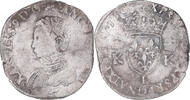 France Teston Coin, Charles IX, Bayonne, Silver, Gadoury:431 -
