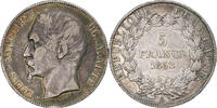 France 5 Francs Coin, Napoléon III, Paris, Silver, KM:773.1 -
