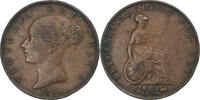Great Britain 1/2 Penny Victoria, Copper, KM:726 -