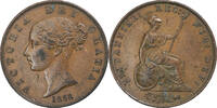 Great Britain 1/2 Penny Victoria, Copper, KM:726 -