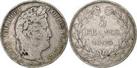 France 5 Francs Louis-Philippe, Lille, Silver, Gadoury:678 -