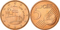 San Marino 5 Euro Cent Rome, Copper Plated Steel, KM:442 -