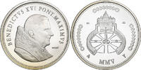 Vatican Medaille Le Pape Benoit XVI, Silver, Proof -