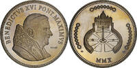 VATICAN CITY Medaille Le Pape Benoit XVI, Copper-nickel, Proof, ESSAI -