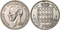 Monaco 100 Francs, Cent Rainier III, Copper-nickel -