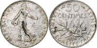 France 50 Centimes Semeuse, Paris, Silver, Gadoury:420 -