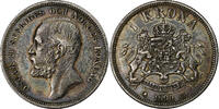 Sweden Krone Oscar II, Silver -