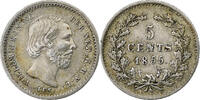 Netherlands 5 Cents William III, Silver, KM:91 -