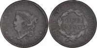 United States Cent Coin, Coronet Cent, U.S. Mint, Philadelphia -