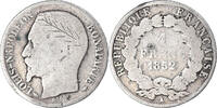 France Franc Coin, Napoleon III, Napoléon III, Paris, Silver -