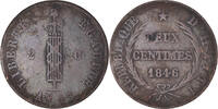 Haiti 2 Centimes Coin, Copper, KM:26 -