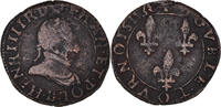 France Double Tournois 158[?] Rouen Coin, Henri III, Rouen, Copper S 275.70 元  ＋  41.42 元 运费