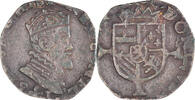 Spanish Netherlands Maille 1581 Bruges Coin, Philippe II, Bruges, Copper S+ 576.92 元  ＋  41.42 元 运费
