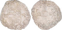 Spanish Netherlands Patard Coin, Charles II, Bruges, Silver -