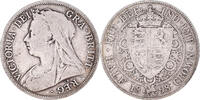 Great Britain 1/2 Crown Coin, Victoria, Silver, KM:782 -