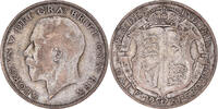 Great Britain 1/2 Crown Coin, George V, Silver, KM:818.2 -