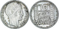 France 10 Francs Coin, Turin, Paris, Silver, KM:878 -