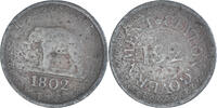 Ceylon 1/192 Rixdollar Coin, George III, Handsworth, Copper -