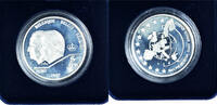 Belgium 5 Ecu Coin, 40th Anniversary - Treaty of Rome, Brussels -