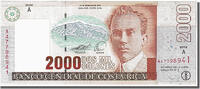 Costa Rica 2000 Colones Banknote, KM:265e -