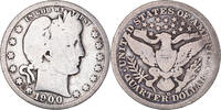 United States Quarter Coin, Barber Quarter, U.S. Mint, New Orleans -