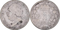 France 2 Francs Coin, Louis XVIII, Lille, Silver, KM:710.12 -